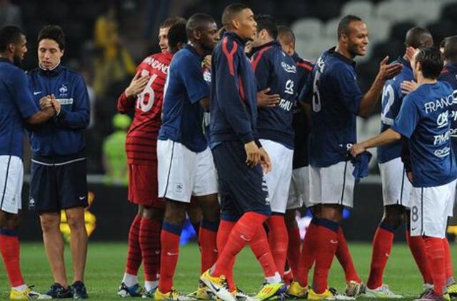 Prancūzai draugiškose rungtynėse nugalėjo ukrainiečius