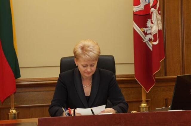 Prezidentė pasirašė Seimo iš naujo apsvarstytas Miškų įstatymo pataisas