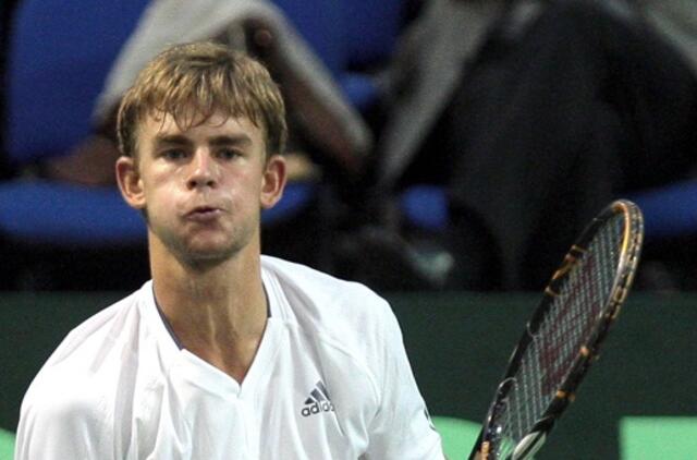 Tenisininkas Laurynas Grigelis Italijoje nepateko į pusfinalį