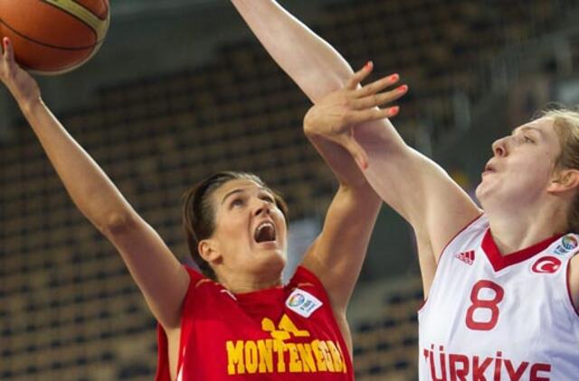 Turkijos krepšininkės įveikė be pralaimėjimo žengusias juodkalnietes
