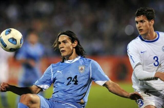 Urugvajaus futbolo rinktinė nugalėjo estus