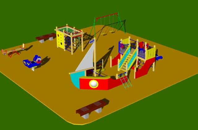 "Vaikų supermiestą" leista statyti skvere prie Danės