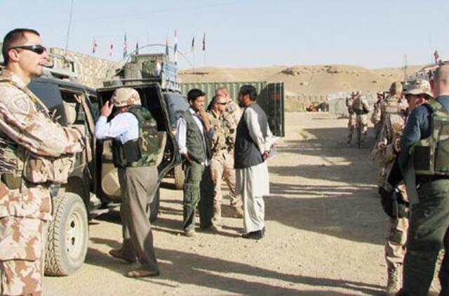 Afganistano Goro provincijoje apšaudytas Lietuvos karių patrulis, nesunkiai susižeidė karys