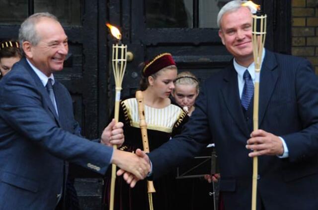 Atstatyti dujų žibintai - dovana miestui