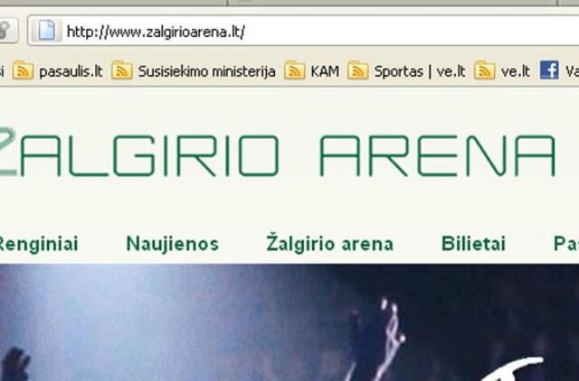 Kauno "Žalgirio" arena atvėrė duris internete