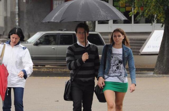 Lietus numatomas beveik visur