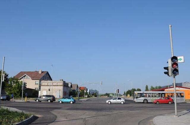 Minijos gatvėje - dar vienas šviesoforas