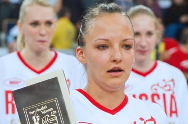 Naudingiausia čempionato žaidėja - rusė Jelena Daniločkina