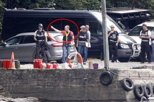 Andersas Beringas Breivikas nuvežtas į Utiojos salą