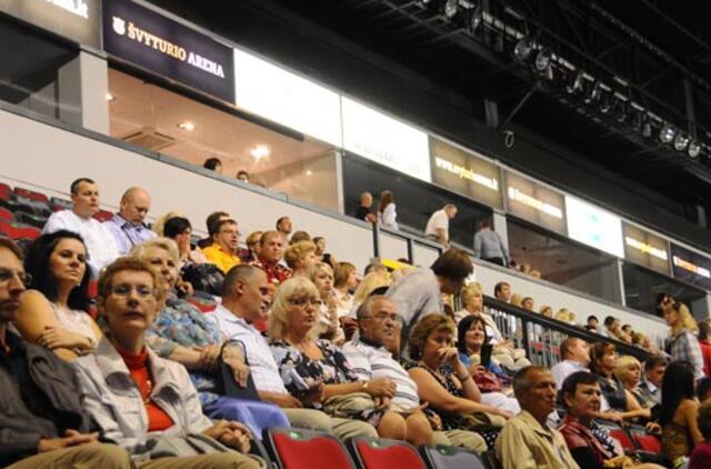 Arenose dar žaisti negalima