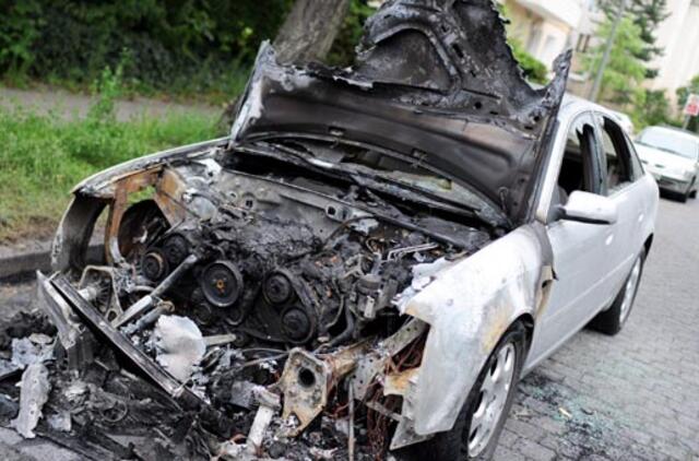 Berlyno turtingųjų rajonuose padegti devyni automobiliai