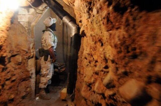 Meksikos ir JAV pasienyje rastas 300 metrų ilgio tunelis