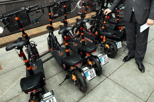 Vilniečiai ir sostinės svečiai galės važinėtis elektroroleriais