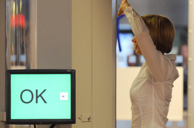 Vokietijos oro uostuose kūno skeneriai kol kas nebus naudojami