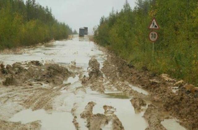 Vladimiras Putinas rengia Rusijos kelių būklės patikrinimą