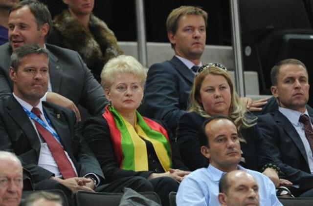 Dalia Grybauskaitė: "Europos čempionatą laimėjo Lietuvos sirgaliai"