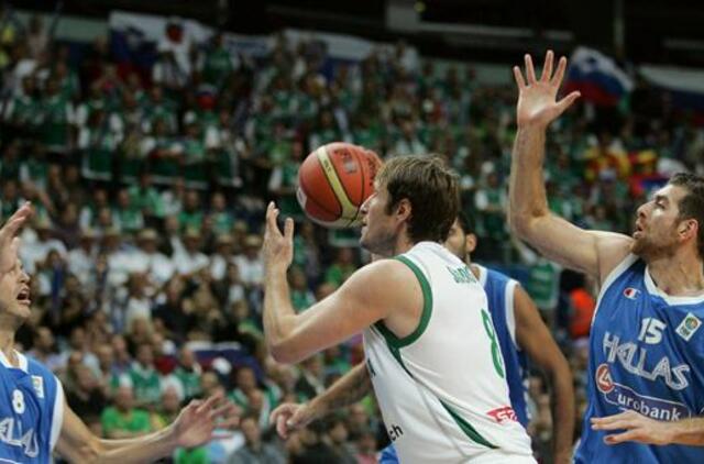 "Eurobasket 2011": Graikijos rinktinė įveikė Slovėniją