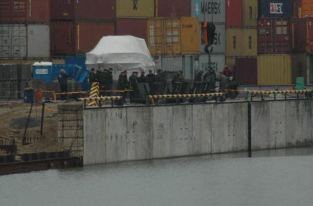 Klaipėdos uoste - pavojingas radinys