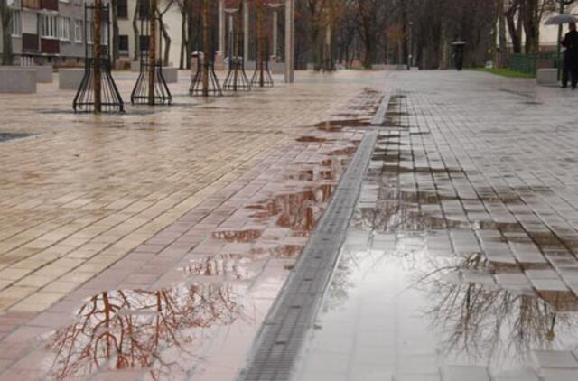 Numatomi lietingi orai