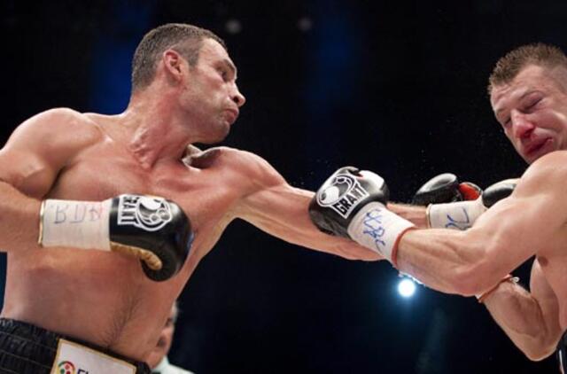 Ukrainietis Vitalijus Kličko vėl apgynė pasaulio čempiono titulą pagal WBC versiją