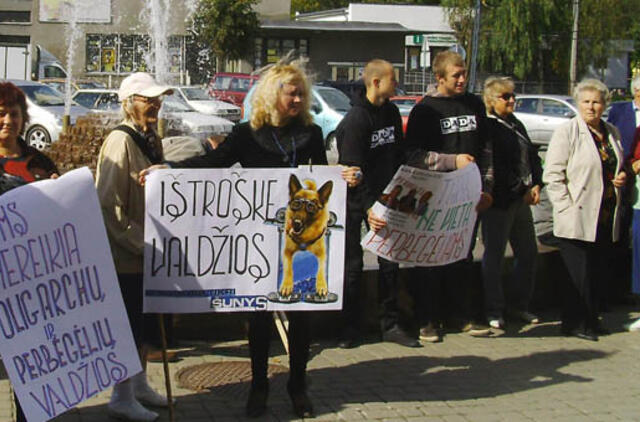 Vicemerų rinkimus rajone lydėjo protestai