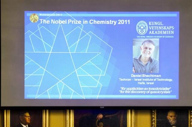 2011 metų Nobelio chemijos premija skirta Danieliui Shechtmanui