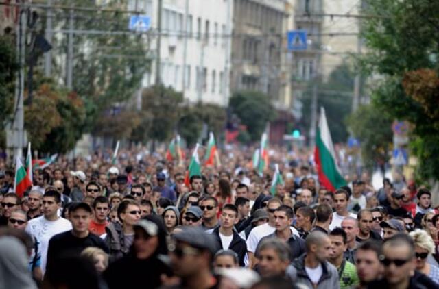 Bulgarijoje vėl vyko protestai prieš romus