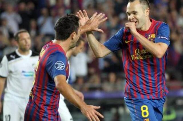 "FC Barcelona" iškovojo antrąją pergalę Čempionų lygoje