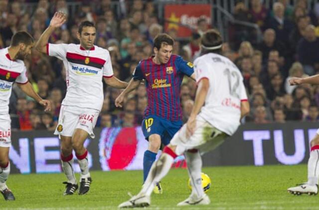 Ispanijos futbolo čempionate - Lionelio Messio "hetrikas"