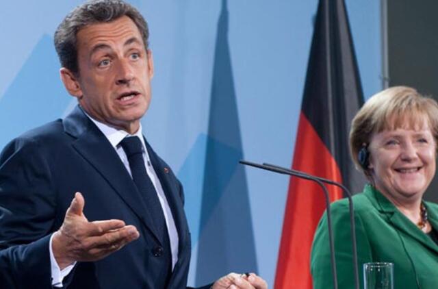 Nikolas Sarkozy ir Angela Merkel pristatys Europos gelbėjimo planą