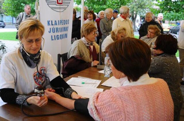 Pasaulinę širdies dieną - sveikatinimo akcija klaipėdiečiams