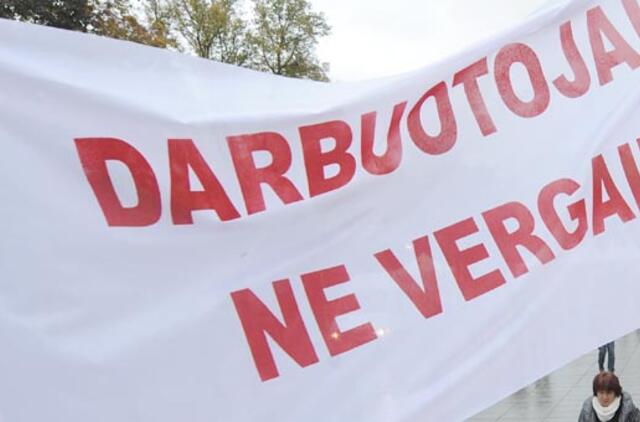 Profsąjungos vienijasi ir žada rengti masines protesto akcijas