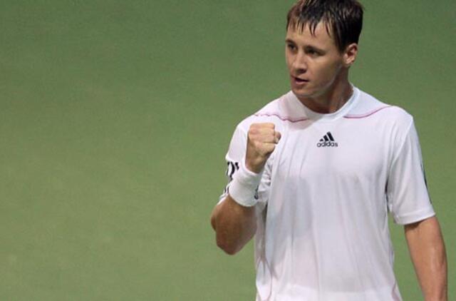 Ričardas Berankis Prancūzijoje pateko į ketvirtfinalį