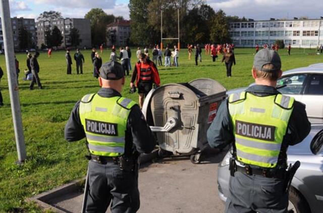 Sirgalių elgesys sutrikdė regbio rungtynes