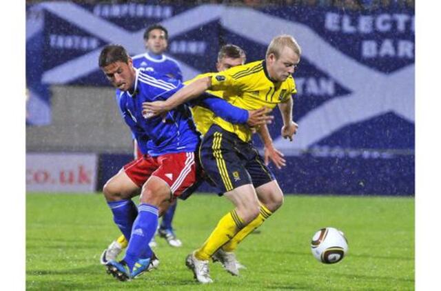 Škotai išvykoje įveikė Lichtenšteino komandą