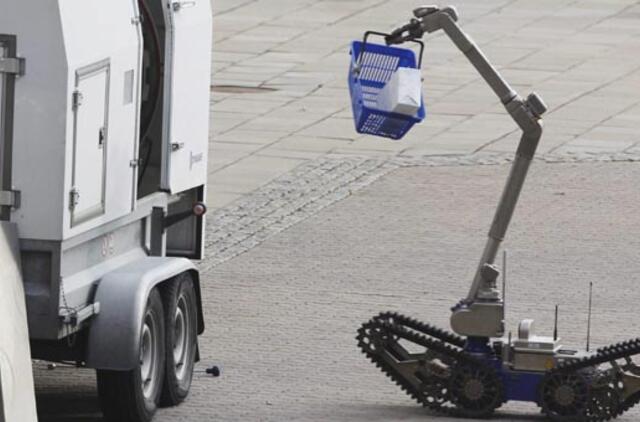 Švedijos vyriausybės rūmuose rastas įtartinas paketas