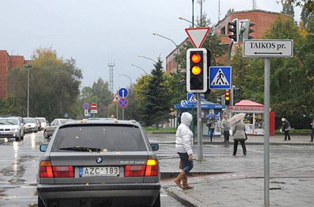 Vairuotojai pasigedo žalių rodyklėlių