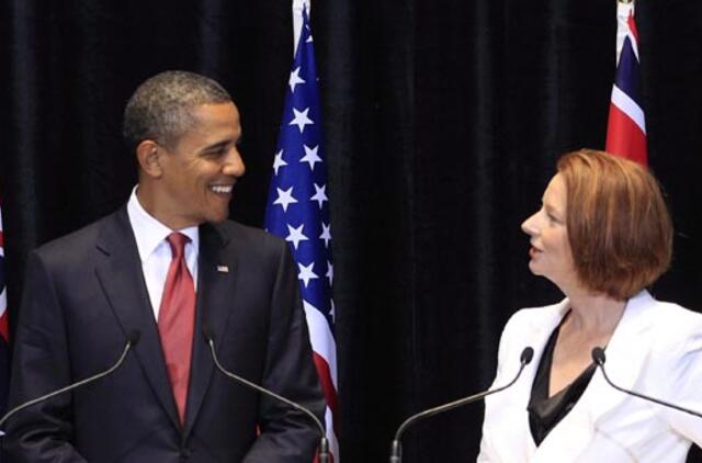 Australija sutinka į šalį priimti JAV jūrų pėstininkus