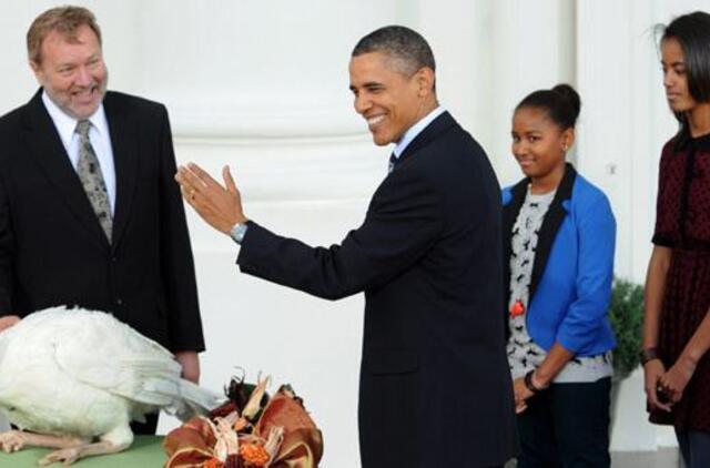 Barackas Obama suteikė malonę dviem kalakutams