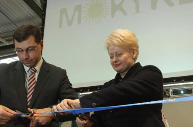 Dalia Grybauskaitė: moderni mokykla - pažangios Lietuvos pagrindas