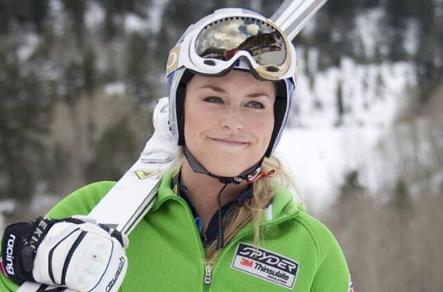 JAV kalnų slidininkė Lindsey Vonn skiriasi su vyru