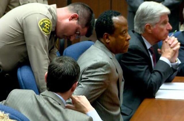 Maiklo Džeksono gydytojas pripažintas kaltu