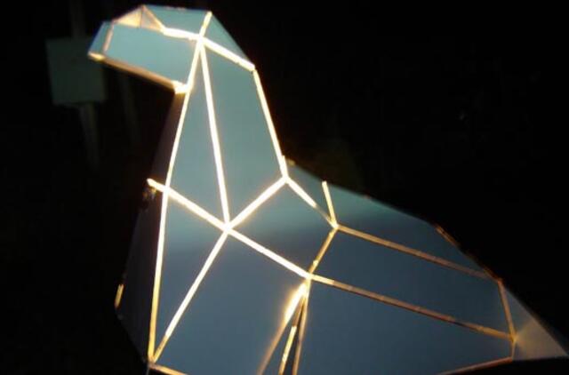 Palangoje - Šviesos origami skulptūrų alėja