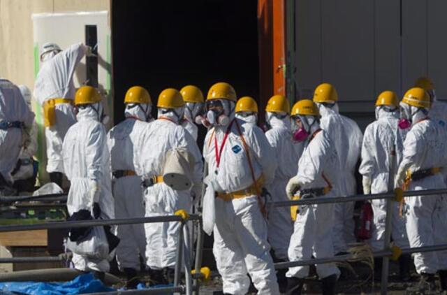 Reporteriams pirmą kartą leista apsilankyti Fukušimos jėgainėje