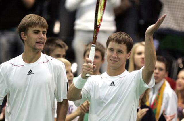 Ričardas Berankis pasaulio reitinge - 108-as, o Laurynas Grigelis - 196-as