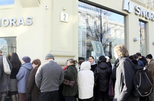 SNORO kreditoriai: banko bankrotas yra geriau nei jo restruktūrizacija