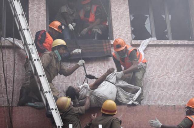 Indijoje per gaisrą ligoninėje žuvo mažiausiai 20 žmonių