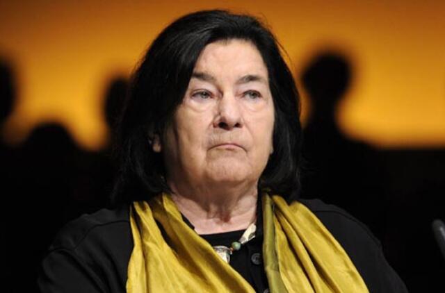 Mirė žinoma vokiečių rašytoja Christa Wolf