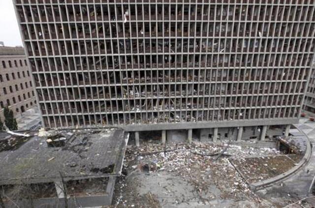 Per sprogimą Osle apgadinti vyriausybės rūmai gali būti nugriauti