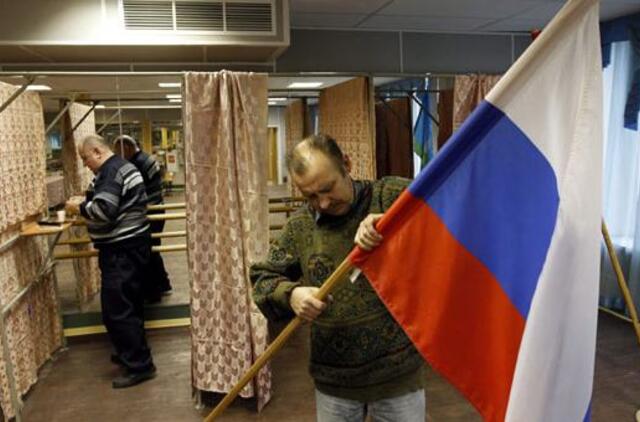 Rusijoje prieš rinkimus - "tylos diena"